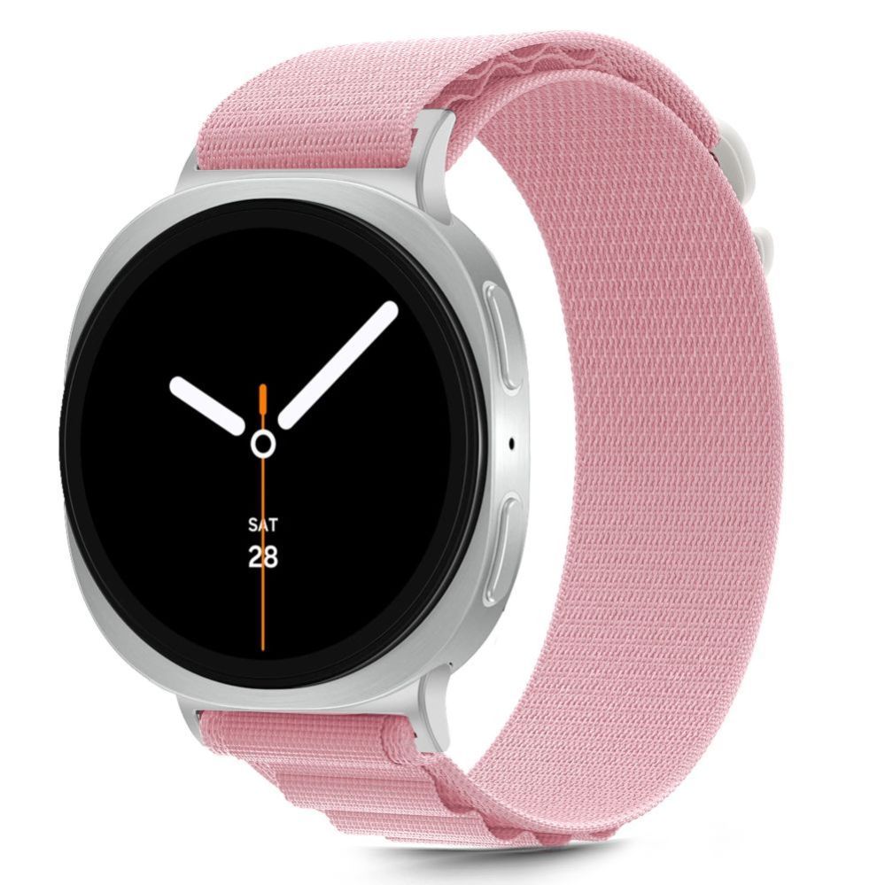 Kitos prekės Tech-Protect Tech-Protect Nylon Stripe Strap for Samsung Galaxy Watch 40/44/46 mm - Pink