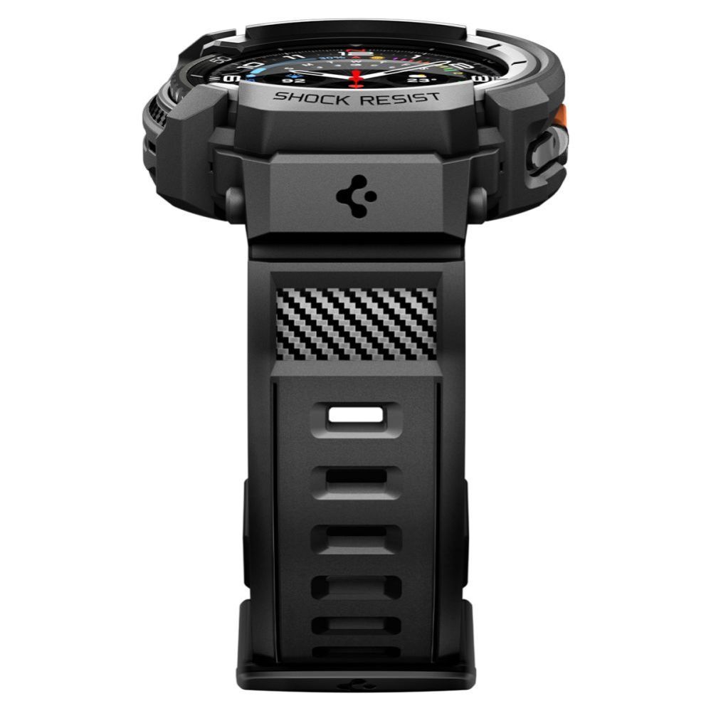 Citas preces Spigen Spigen Rugged Armor Pro Strap for Samsung Galaxy Watch 8 Classic 46mm - Matte Black