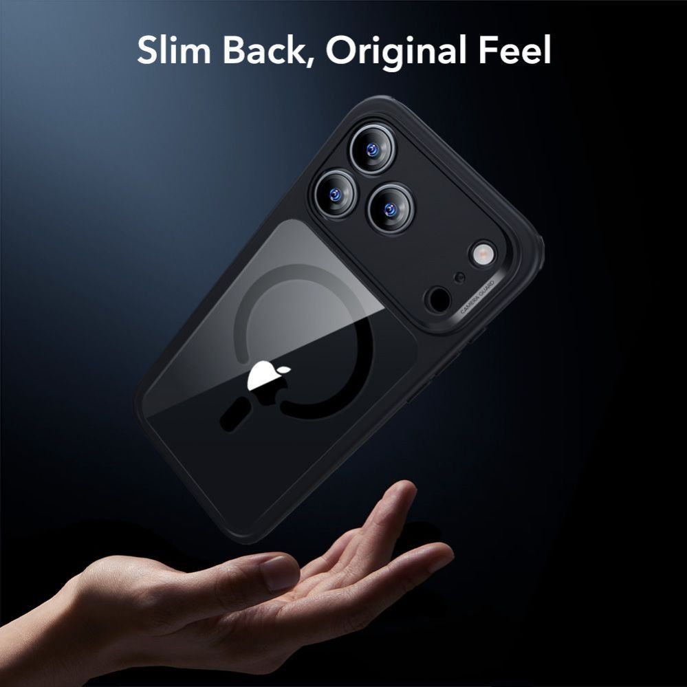 Citas preces ESR ESR Classic Hybrid MagSafe + Tempered Glass Set for iPhone 17 Pro - Clear Black