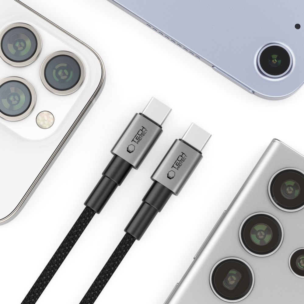 Other goods Tech-Protect Tech-Protect Ultraboost DNA MagTwist USB-C PD Cable 100W / 5A 200 cm - Gray