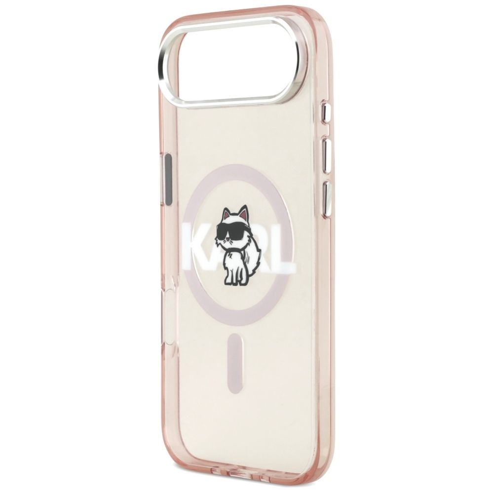 Kitos prekės Karl Lagerfeld Karl Lagerfeld IML Choupette Sketch Logo MagSafe Case for iPhone 17 Air - Pink