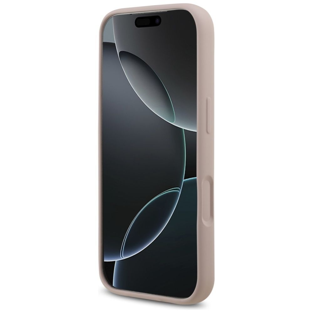 Citas preces Karl Lagerfeld Karl Lagerfeld Silicone Karl&Choupette Ring MagSafe Case for iPhone 17 Pro - Pink