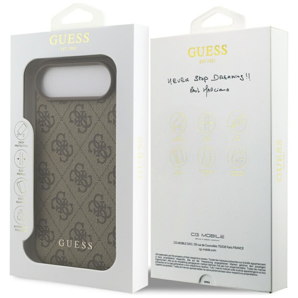 Muud kaubad Guess Guess 4G Classic Case for iPhone 17 Air - Brown