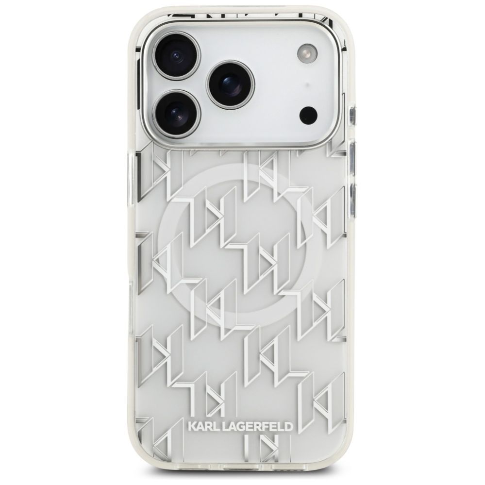 Kitos prekės Karl Lagerfeld Karl Lagerfeld IML KL Monogram MagSafe Case for iPhone 17 Pro - White