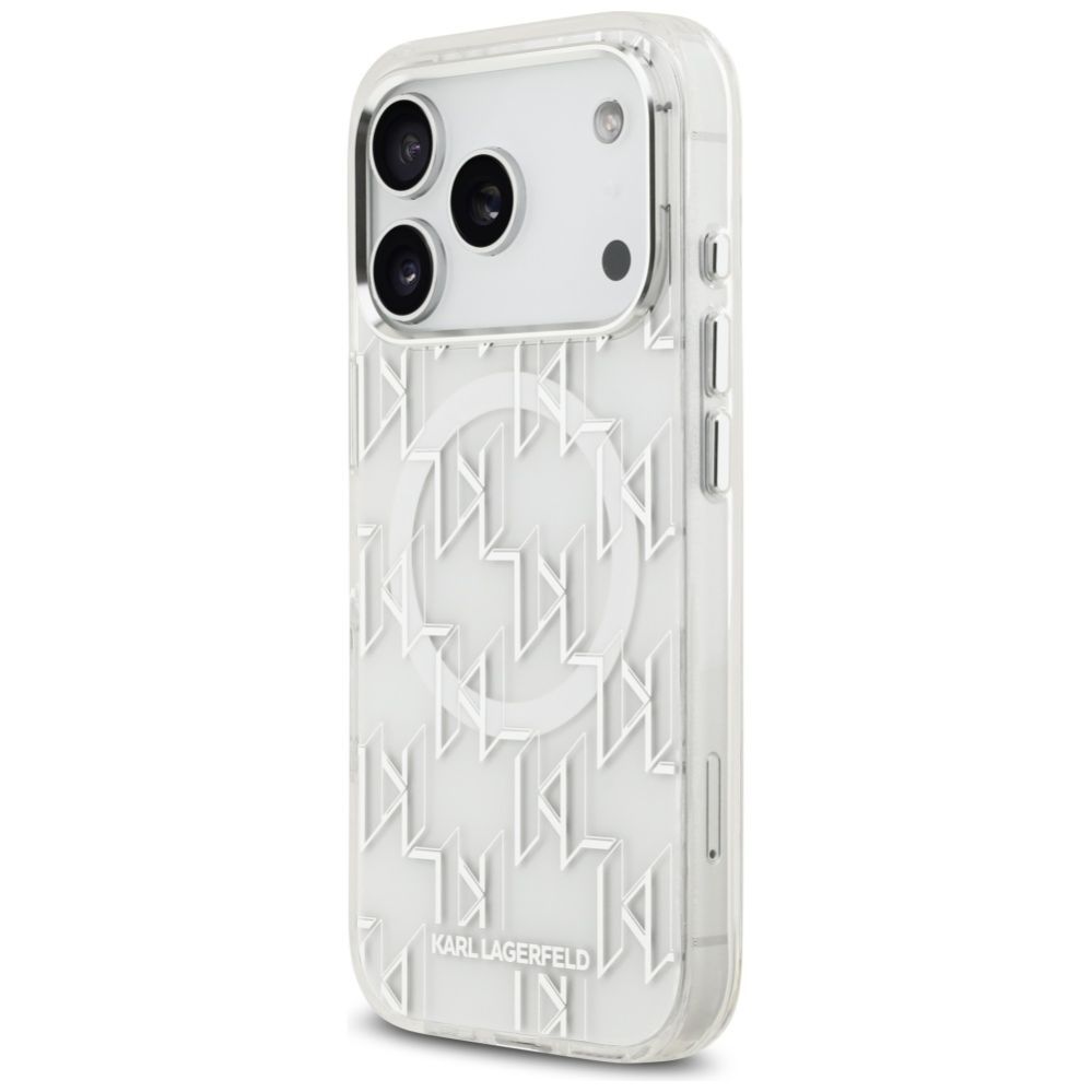 Kitos prekės Karl Lagerfeld Karl Lagerfeld IML KL Monogram MagSafe Case for iPhone 17 Pro - White