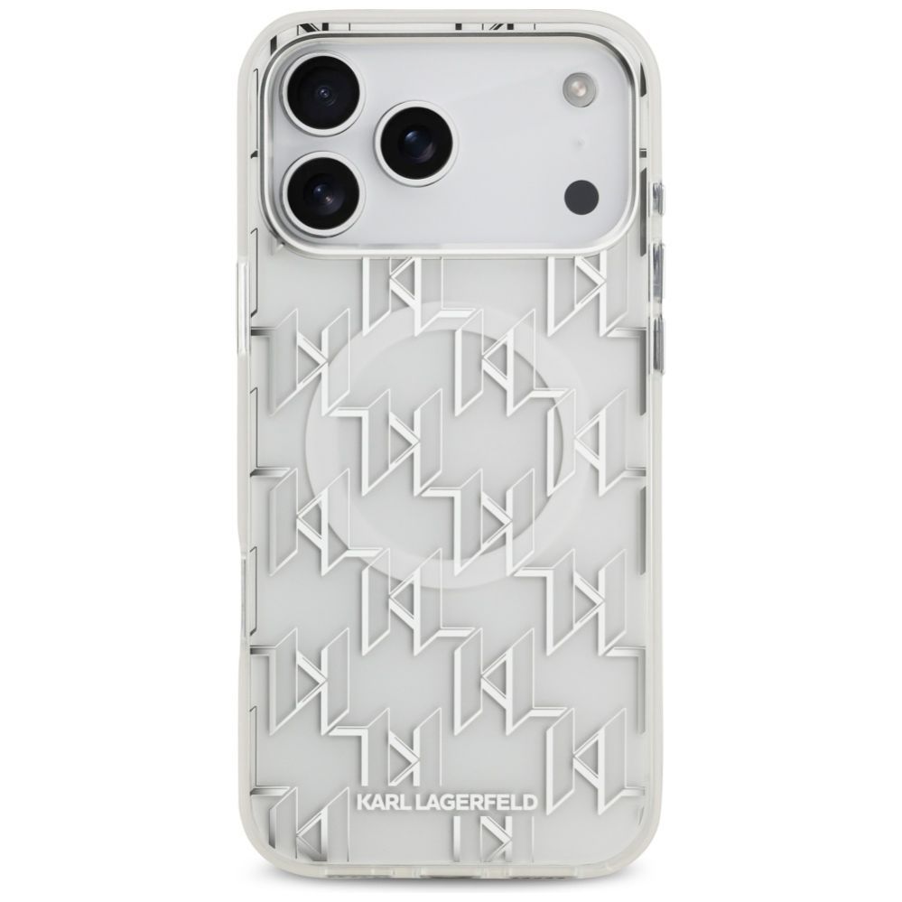 Kitos prekės Karl Lagerfeld Karl Lagerfeld IML KL Monogram MagSafe Case for iPhone 17 Pro Max - White