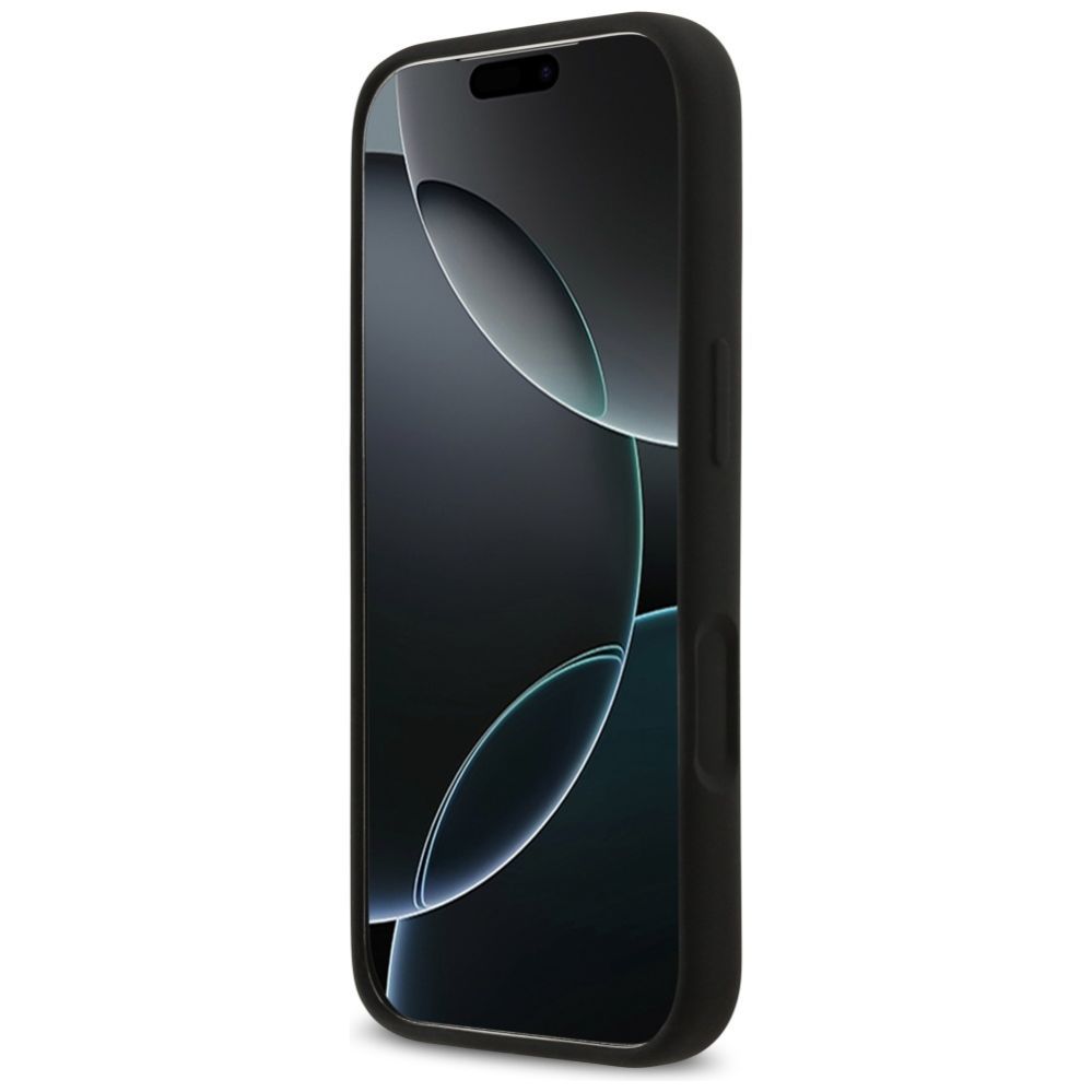 Citas preces Karl Lagerfeld Karl Lagerfeld Silicone Heart Sign Logo MagSafe Case for iPhone 17 Pro - Black