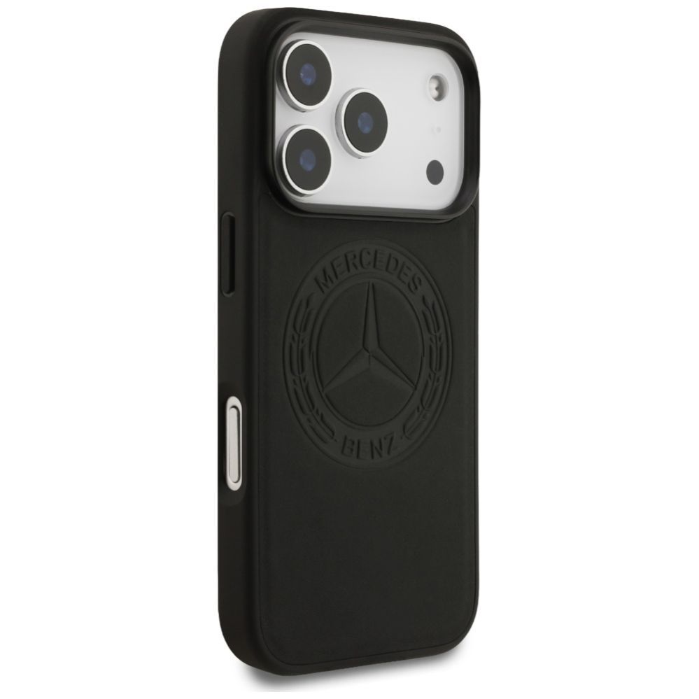 Other goods Mercedes-Benz Mercedes Leather Vintage Logo MagSafe Case for iPhone 17 Pro - Black