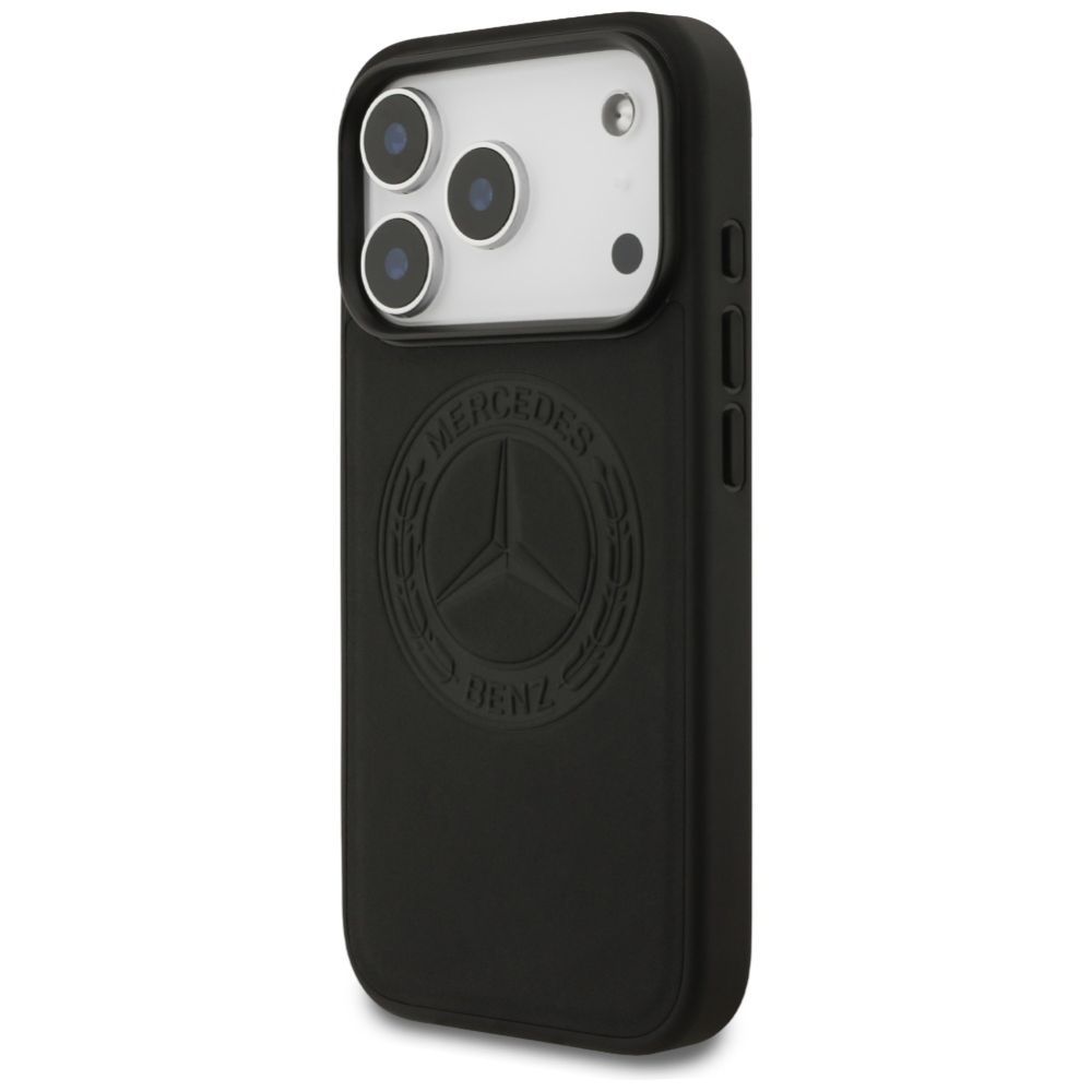 Other goods Mercedes-Benz Mercedes Leather Vintage Logo MagSafe Case for iPhone 17 Pro - Black