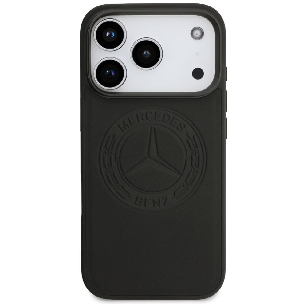 Other goods Mercedes-Benz Mercedes Leather Vintage Logo MagSafe Case for iPhone 17 Pro - Black