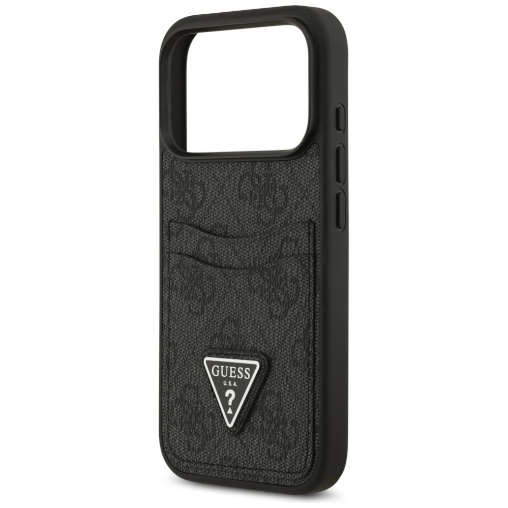 Muud kaubad Guess Guess 4G nauble Card Triangle case for iPhone 17 Pro - black