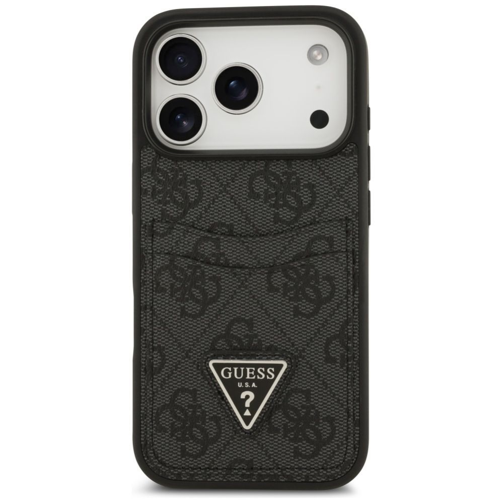 Muud kaubad Guess Guess 4G nauble Card Triangle case for iPhone 17 Pro - black