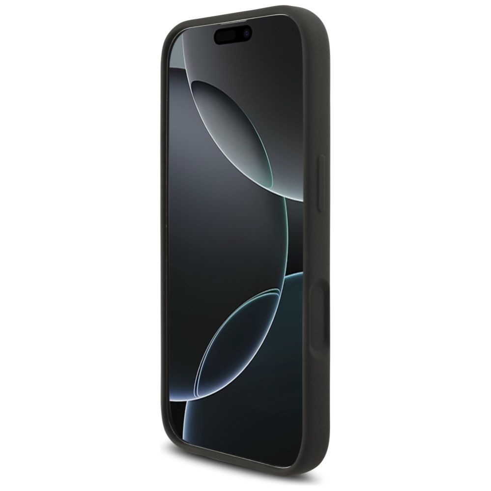 Citas preces Karl Lagerfeld Karl Lagerfeld Silicone Karl&Choupette Ring MagSafe Case for iPhone 17 - Black