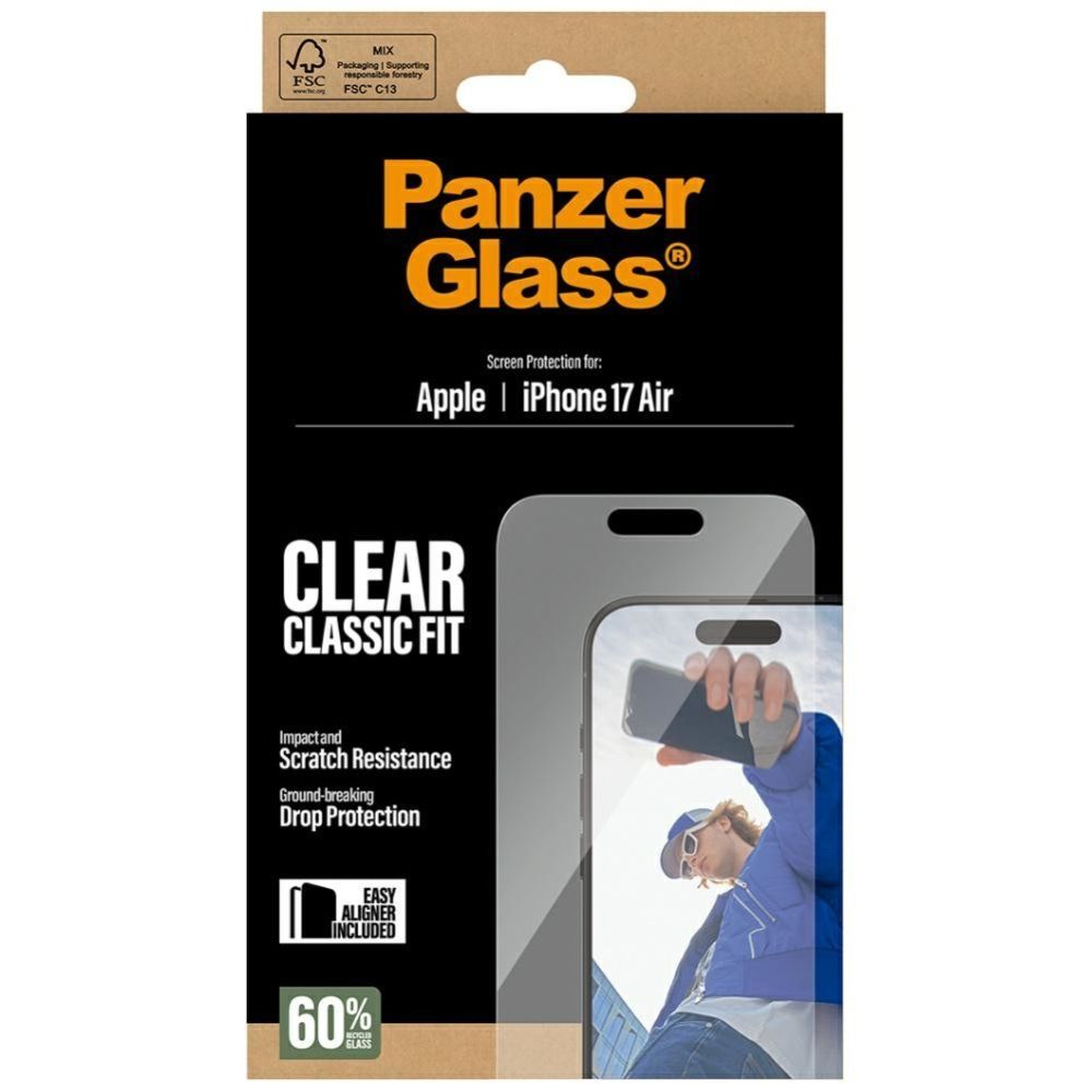Citas preces Panzer Glass PanzerGlass Classic Fit EasyAligner Tempered Glass for iPhone Air