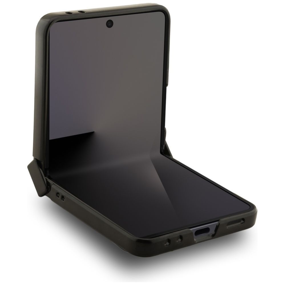 Kitos prekės Karl Lagerfeld Karl Lagerfeld Karl&Choupette Pins MagSafe Case for Samsung Galaxy Z Flip 7 - Black