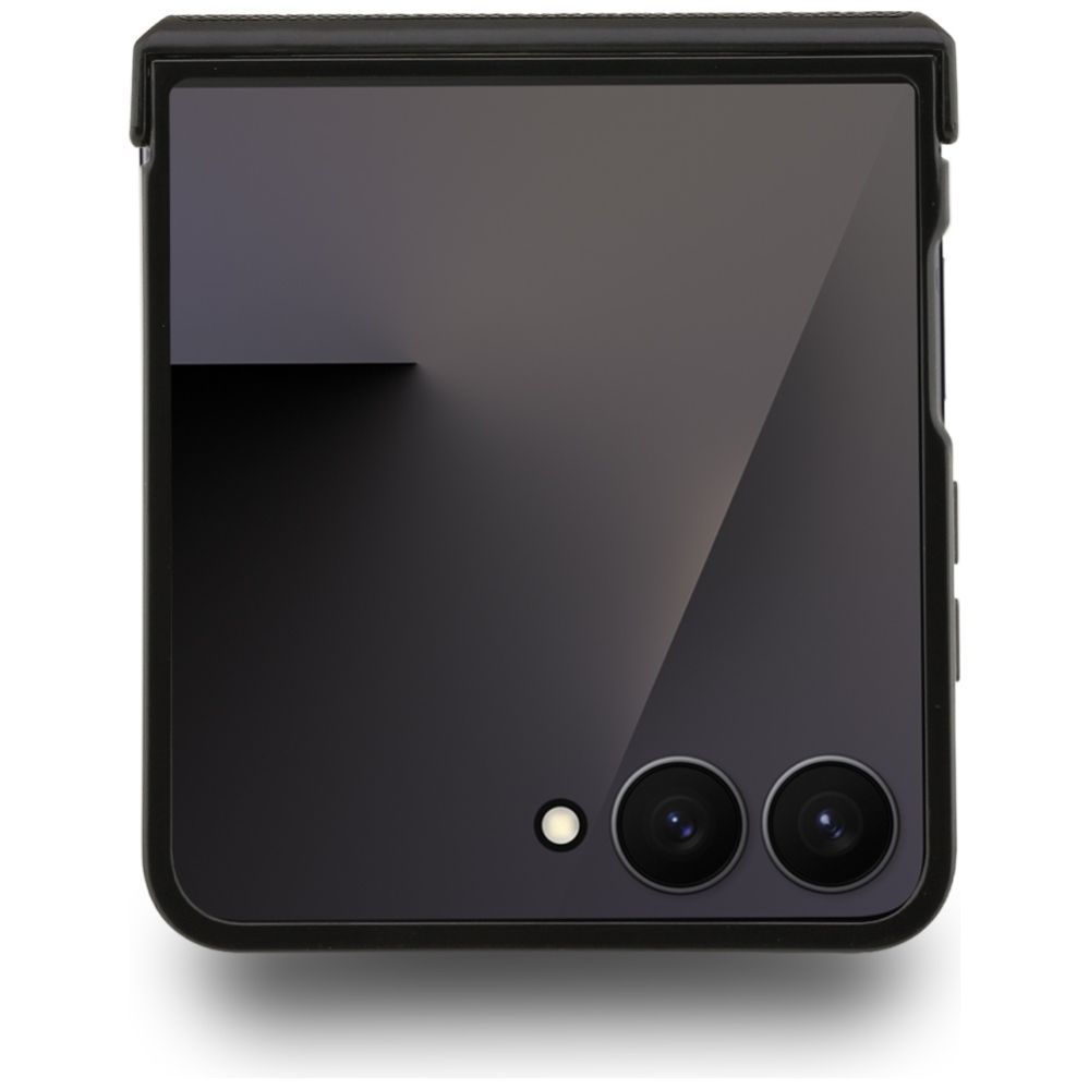 Citas preces Karl Lagerfeld Karl Lagerfeld Saffiano Karl&Choupette Pin Case for Samsung Galaxy Z Flip 7 - Black