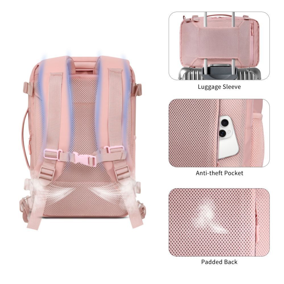 Other goods Tech-Protect Tech-Protect Defender S50 Backpack for Ryanair & Wizzar, 20L Laptop - Pink