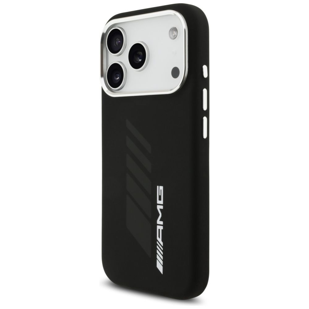 Citas preces Mercedes-Benz AMG Silicone Oversize Rhombs MagSafe Case for iPhone 17 Pro - Black