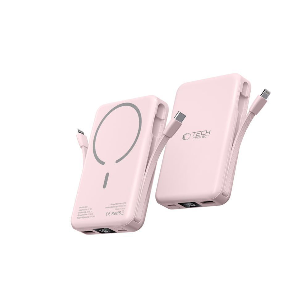 Other goods Tech-Protect Powerbank Tech-Protect PB31 LifeMag MagSafe 10000 mAh - pink