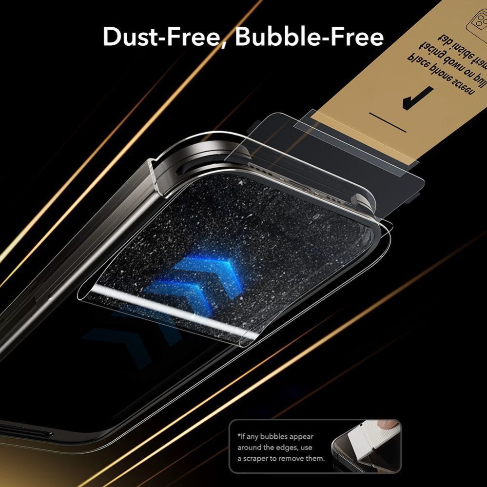 Muud kaubad ESR ESR UltraFit Armorite Pro Tempered Glass for iPhone 16 Pro / 17 - Transparent