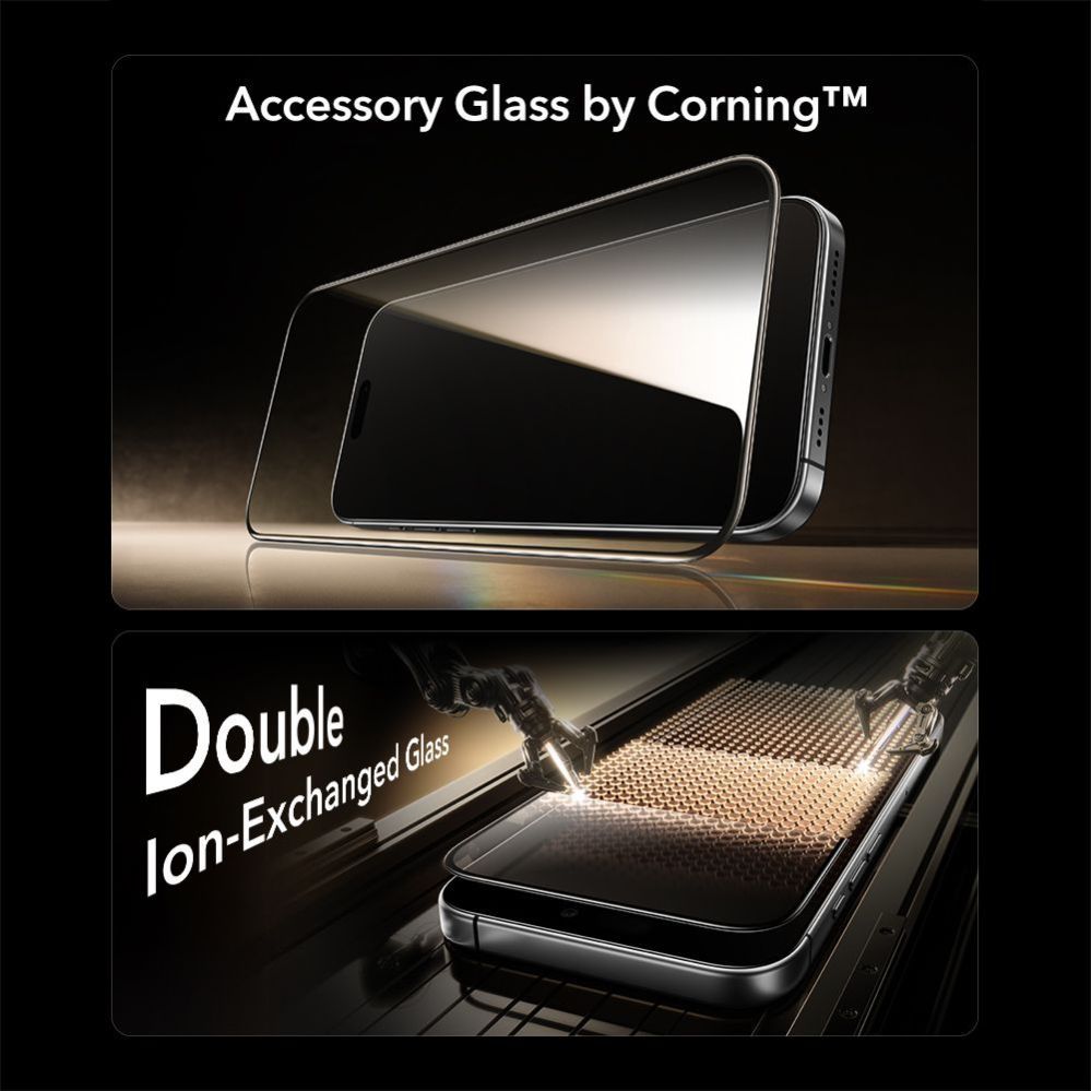 Muud kaubad ESR ESR UltraFit Armorite Pro Tempered Glass for iPhone 16 Pro / 17 - Transparent