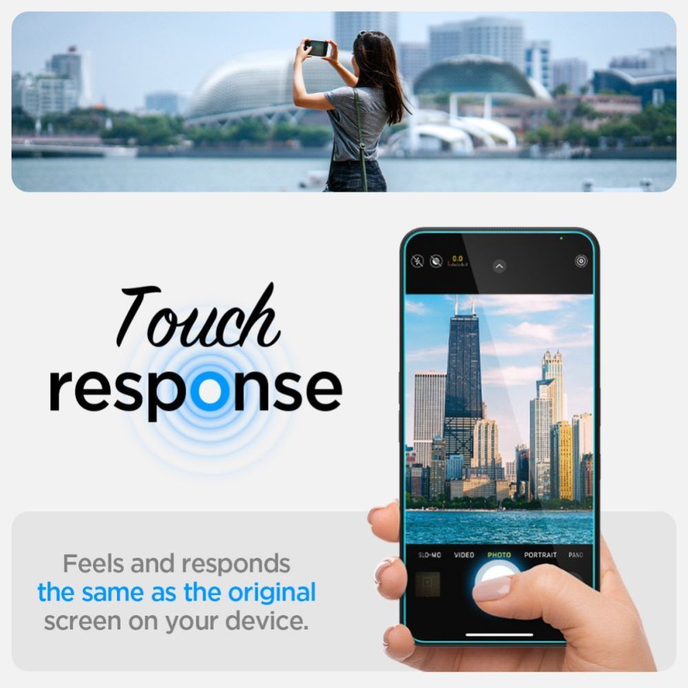 Citas preces Spigen Spigen Glas.TR EZ Fit Tempered Glass 2-pack for Nothing Phone 3 - Transparent