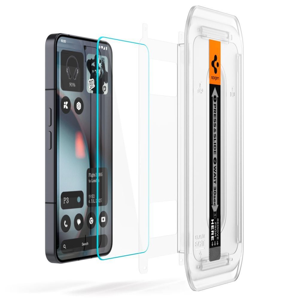 Citas preces Spigen Spigen Glas.TR EZ Fit Tempered Glass 2-pack for Nothing Phone 3 - Transparent
