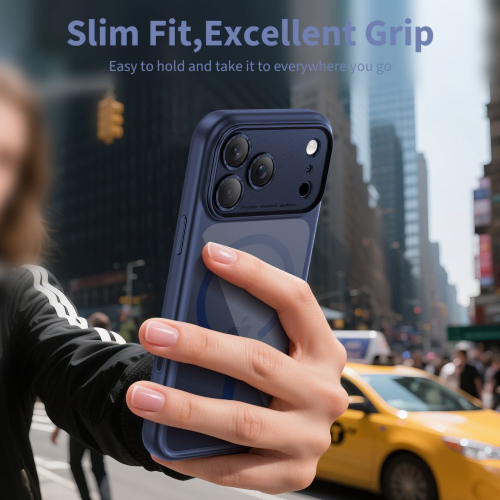 Other goods Tech-Protect Tech-Protect Magpeak Magsafe CC Case for iPhone 17 Pro Max - Clear Navy Blue