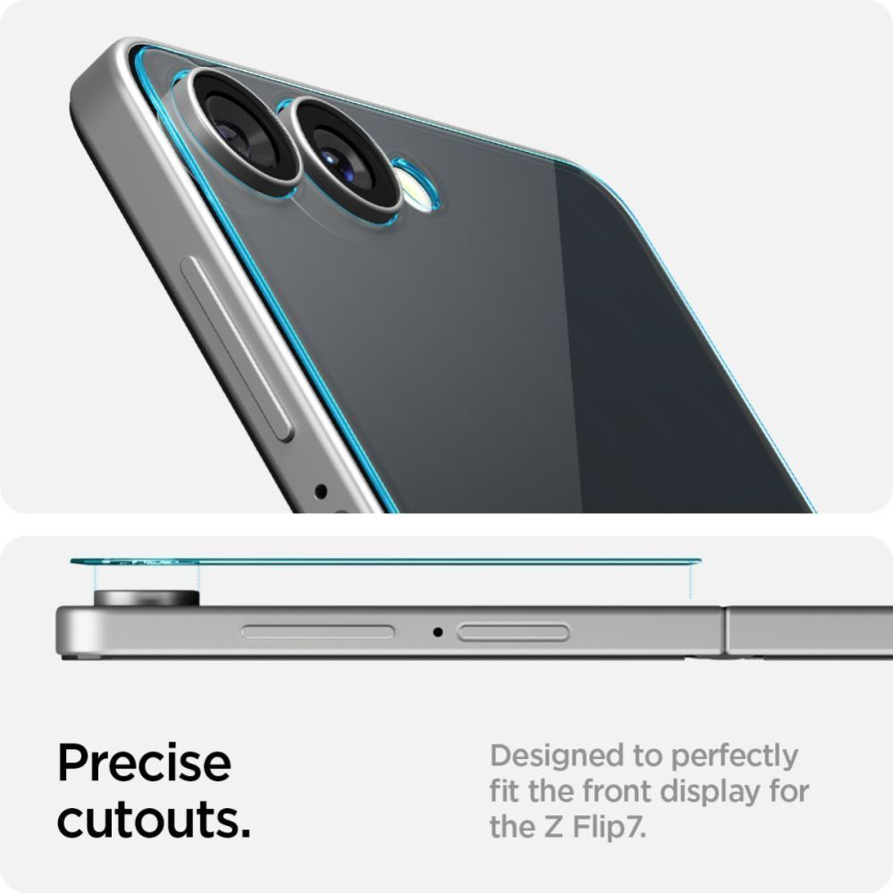 Muud kaubad Spigen Spigen Glas.TR EZ Fit HD Tempered Glass Screen Protector for Samsung Galaxy Z Flip 7 - Transparent