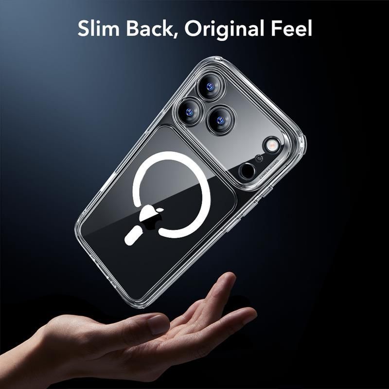 Citas preces ESR ESR Classic Hybrid MagSafe + Tempered Glass Set for iPhone 17 Pro - Clear