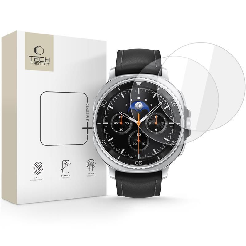 Other goods Tech-Protect Tech-Protect Glass Fit+ 2-pack tempered glass for Samsung Galaxy Watch 8 Classic 46 mm - transparent