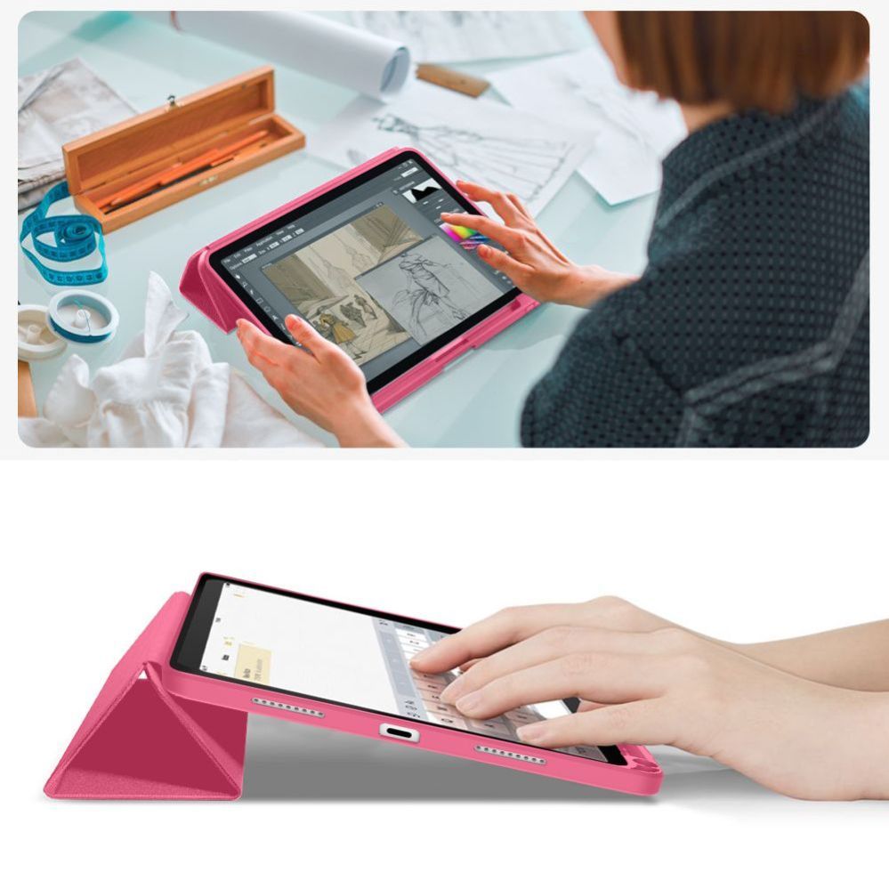 Kitos prekės Tech-Protect Tech-Protect SC Pen Canvas iPad 10.9” 10 / 2022 / 11” 11 / 2025 Case - Pink