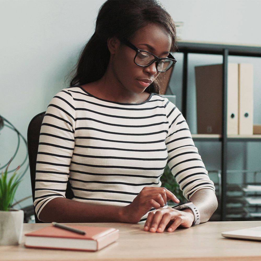 Kitos prekės Spigen Spigen ProFlex EZ Fit Hybrid Glass for Apple Watch 7 / 8 (45 mm) - 2 pcs.