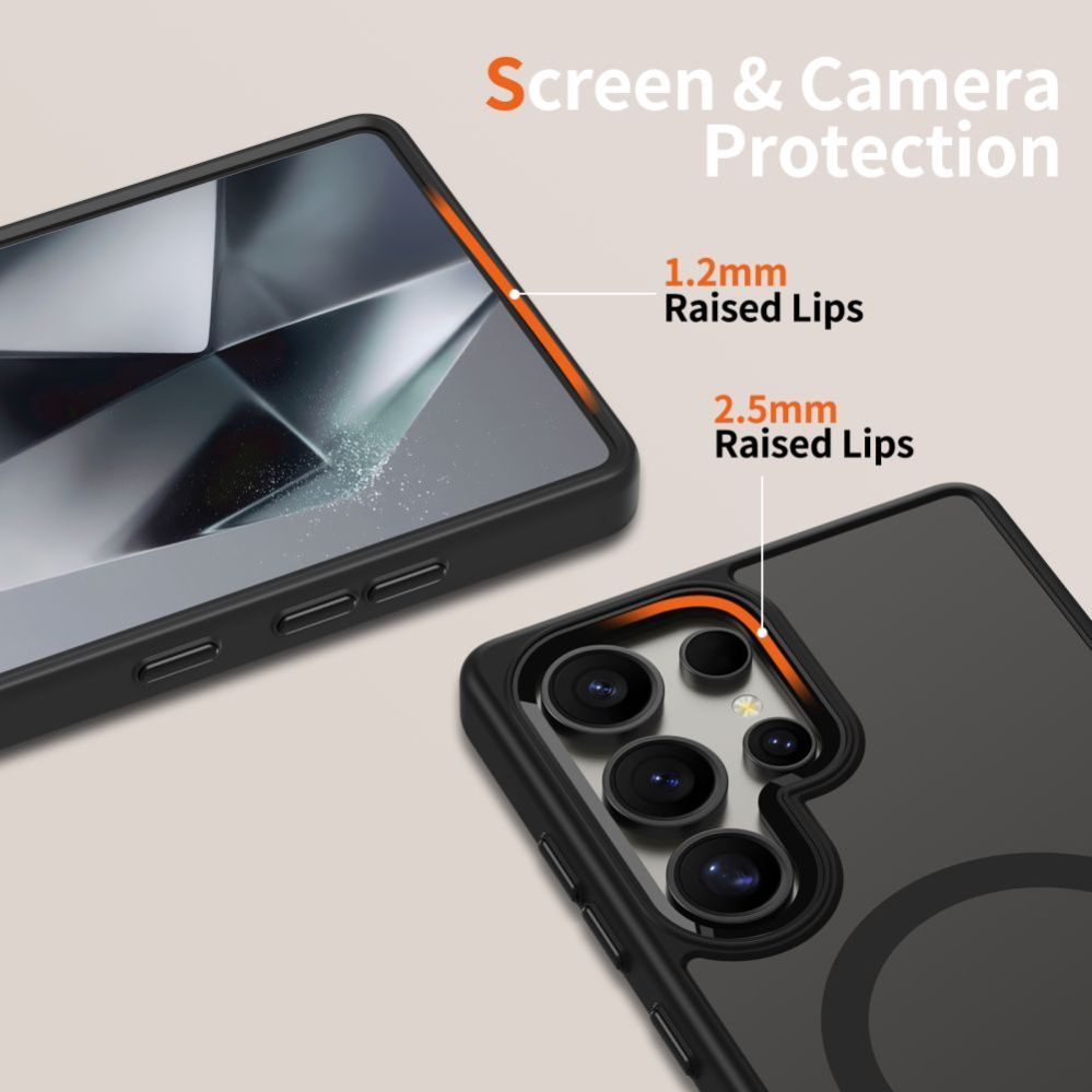 Other goods Tech-Protect Tech-Protect MagMat MagSafe Case for Samsung Galaxy S25 Ultra - Clear Black