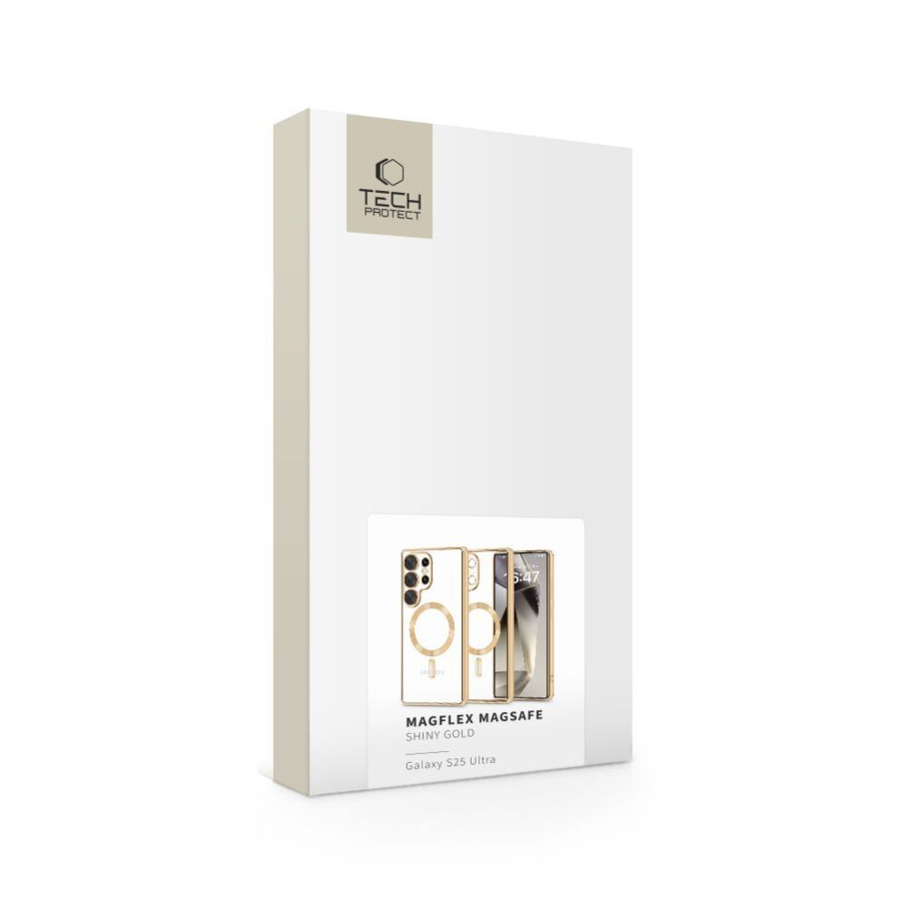 Other goods Tech-Protect Tech-Protect MagFlex MagSafe Case for Samsung Galaxy S25 Ultra - Transparent Gold