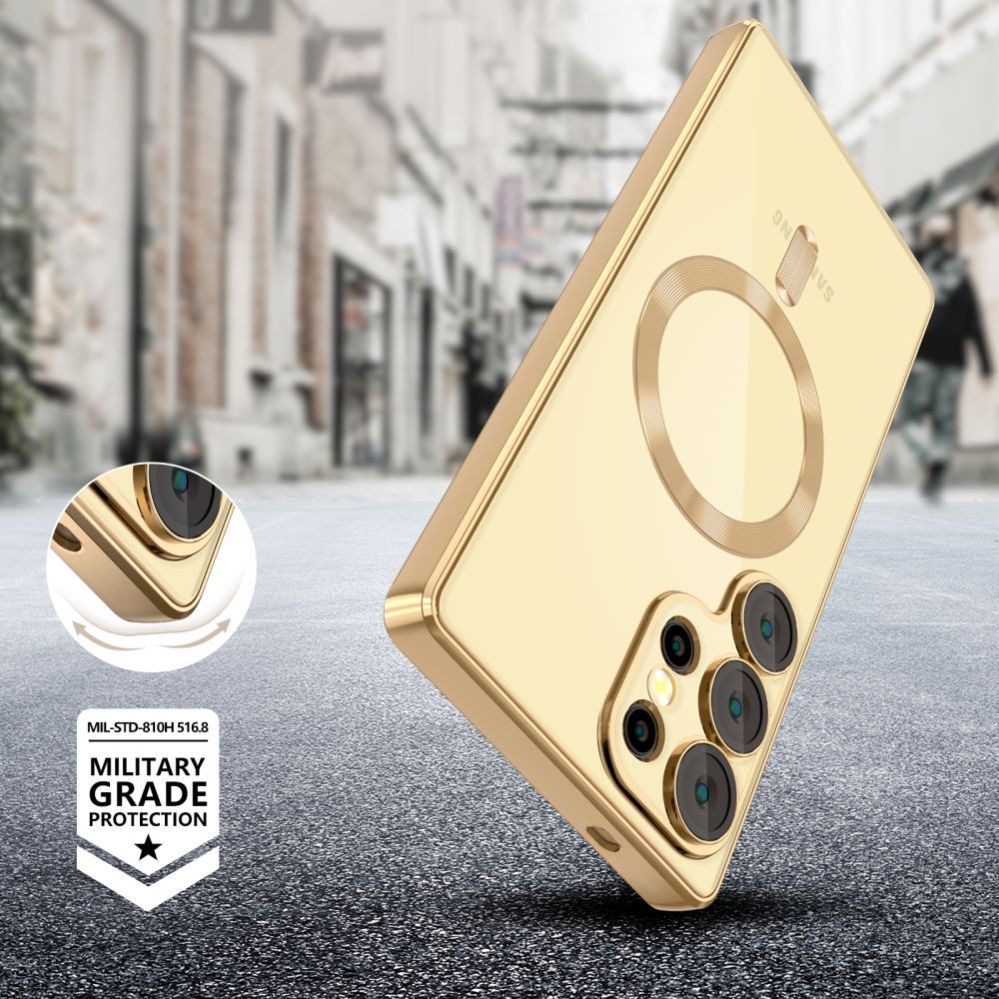 Other goods Tech-Protect Tech-Protect MagFlex MagSafe Case for Samsung Galaxy S25 Ultra - Transparent Gold