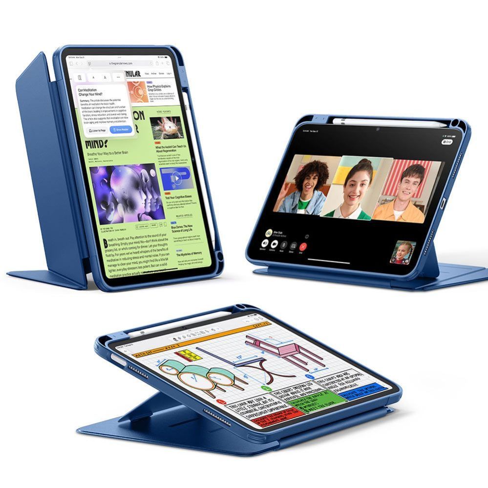 Citas preces ESR ESR Flip Hybrid Case for iPad 10.9” 2022 / iPad 11” 2024 - Blue