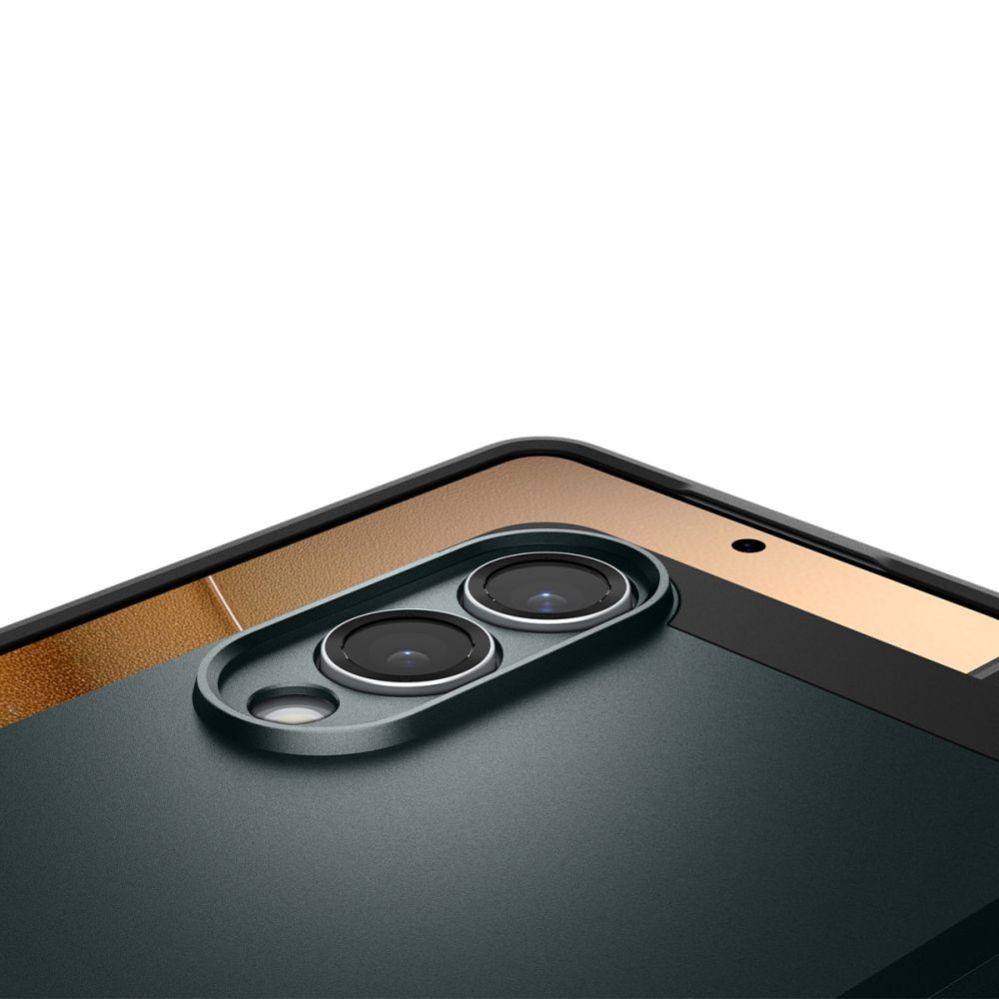 Citas preces Spigen Spigen Tough Armor MagSafe Case for Samsung Galaxy S25 Edge - Green/Black