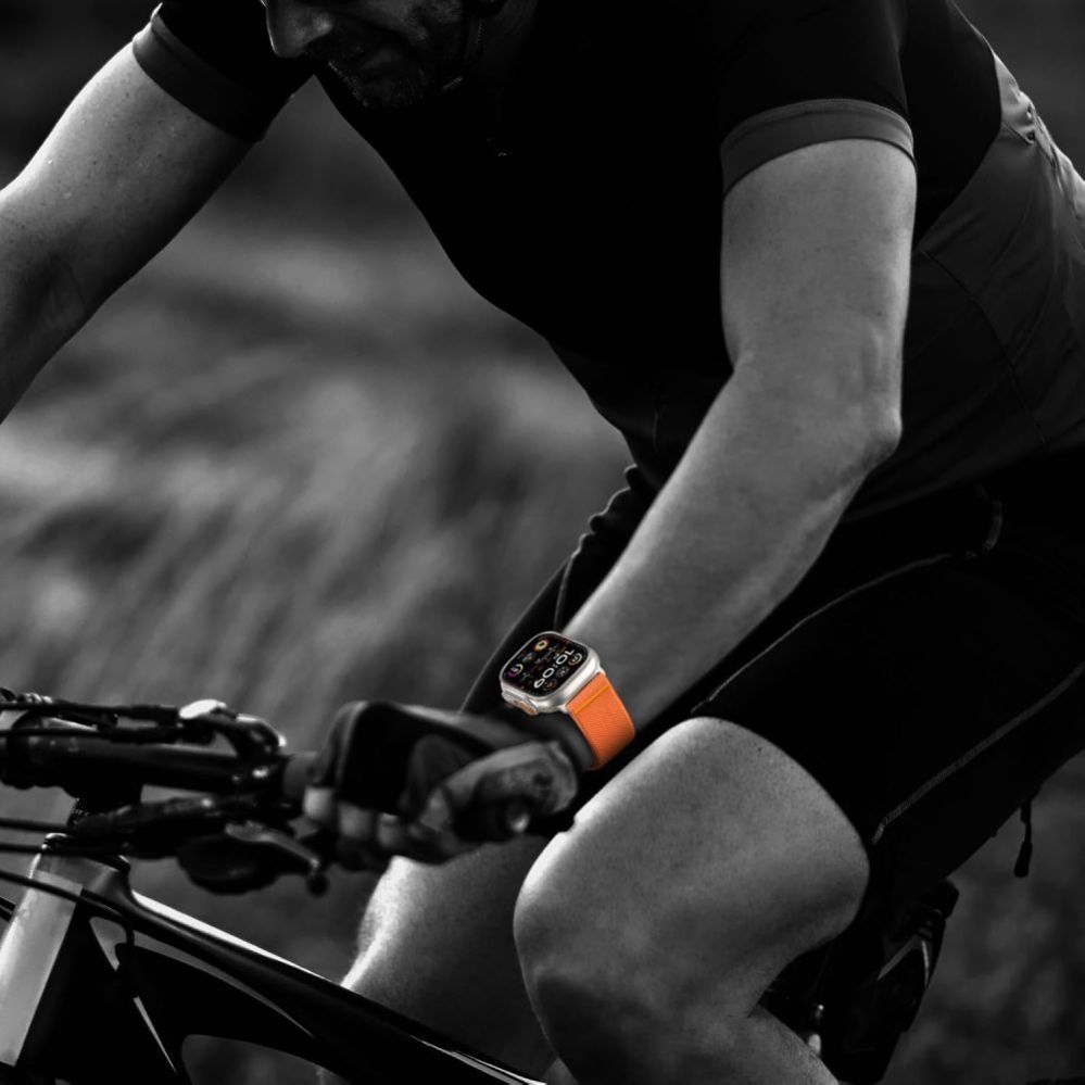 Other goods Tech-Protect Tech-Protect Nylon Strap for Apple Watch 44 / 45 / 46 / 49 mm - Orange