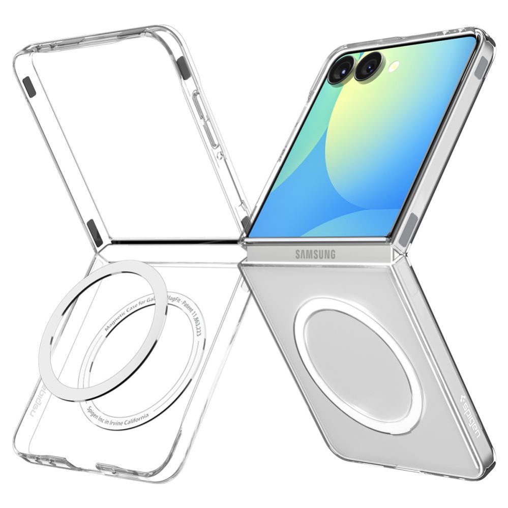 Citas preces Spigen Spigen AirSkin Mag MagSafe Case for Samsung Galaxy Z Flip 7 - Clear and White