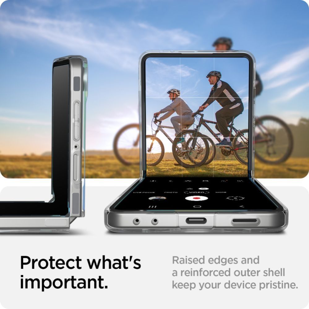 Citas preces Spigen Spigen AirSkin Mag MagSafe Case for Samsung Galaxy Z Flip 7 - Clear and White