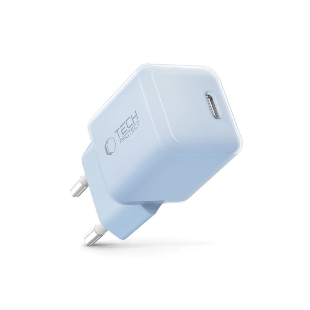 Other goods Tech-Protect Tech-Protect NCM25 USB-C PD 25W Wall Charger - Blue