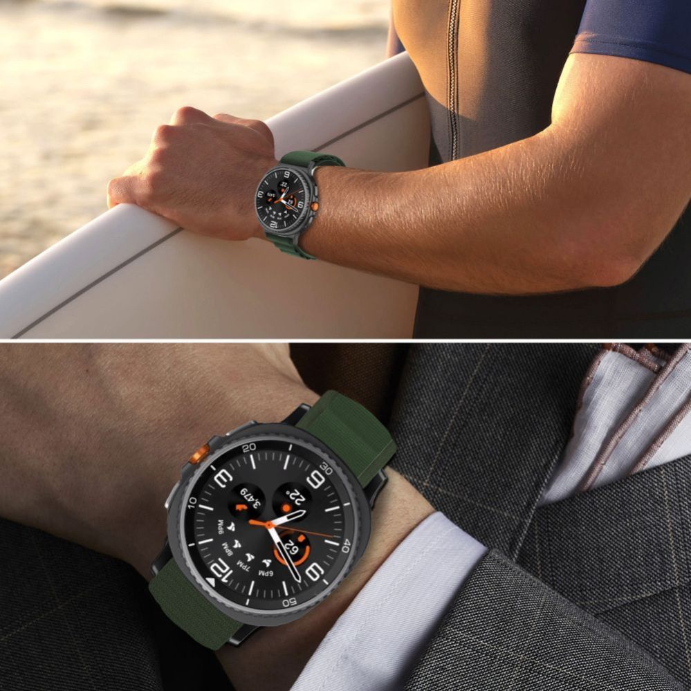 Other goods Tech-Protect Tech-Protect Nylon Stripe Strap for Samsung Galaxy Watch 40/44/46 mm - Green