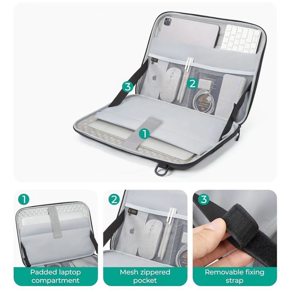 Other goods Tech-Protect Tech-Protect Ranger-X Tactical Laptop Case for 15-16" - Black