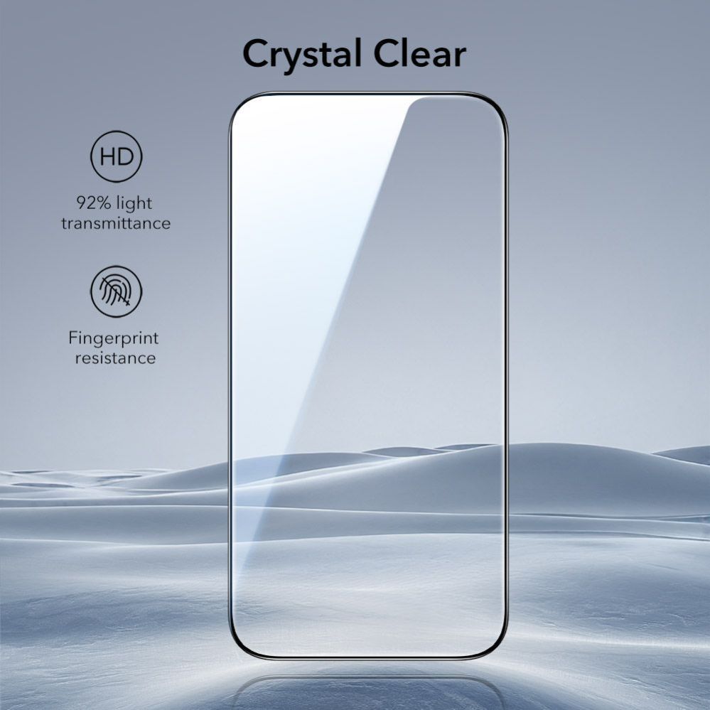 Citas preces ESR ESR UltraFit Tempered Glass 2-pack for iPhone 17 Air - transparent