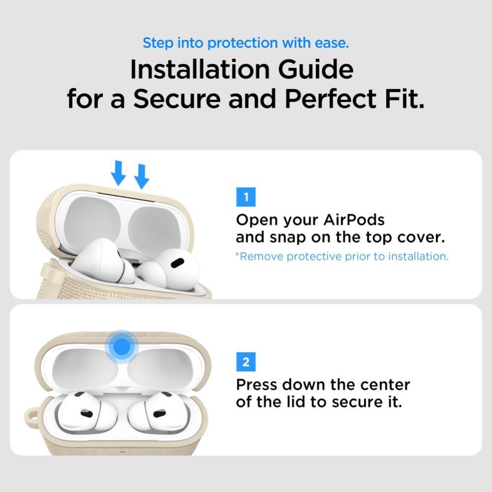 Citas preces Spigen Spigen Urban Fit Case for AirPods 3 - Beige