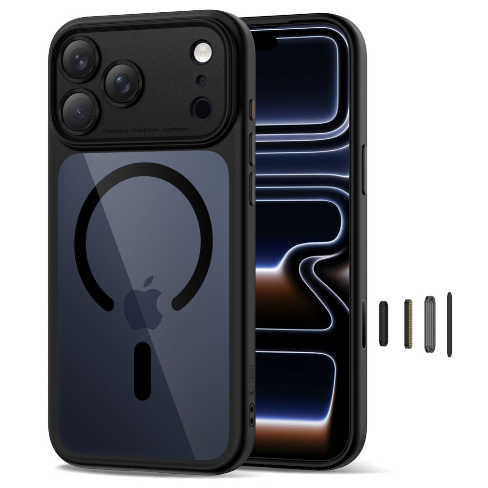 Other goods Tech-Protect Tech-Protect Magpeak Magsafe CC Case for iPhone 17 Pro Max - Clear Black