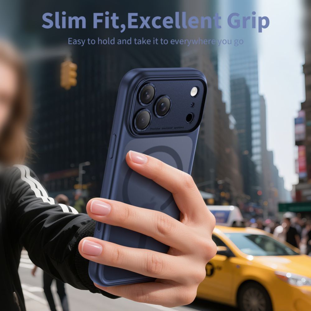 Other goods Tech-Protect Tech-Protect Magpeak Magsafe CC Case for iPhone 17 Pro - Matte Navy Blue