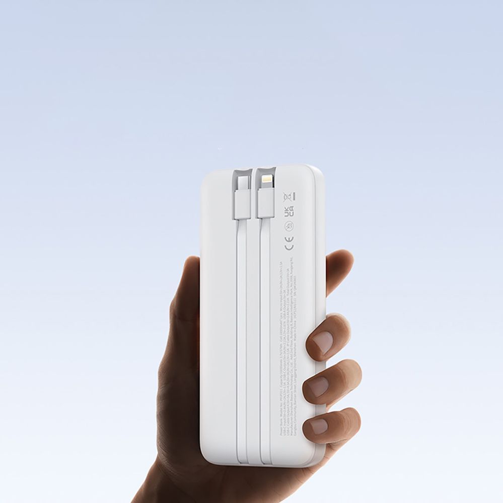 Citas preces Baseus Dudao K15MAX 30000mAh PD 22.5W Powerbank with Built-in Cables - Black