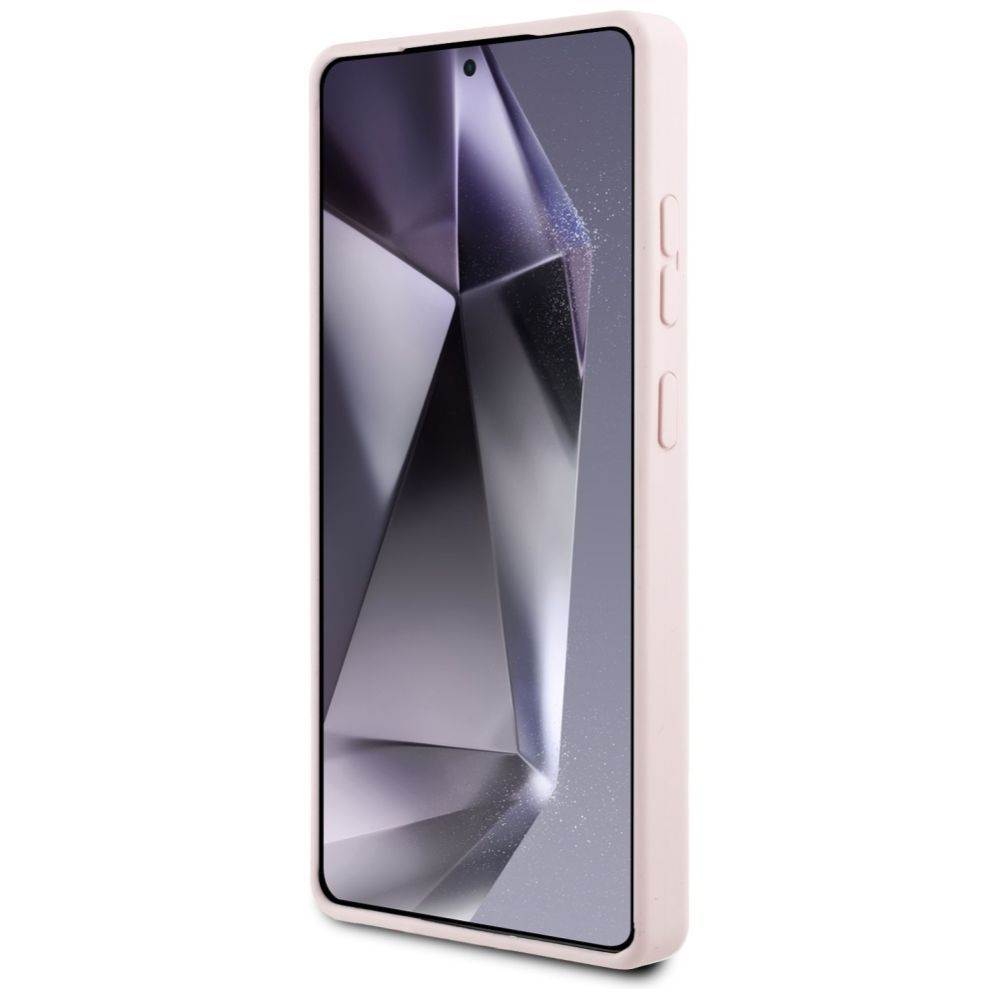 Citas preces Karl Lagerfeld Karl Lagerfeld Silicone Graffiti Ikonik Printed Logo MagSafe Case for Samsung Galaxy S25 Ultra - Pink